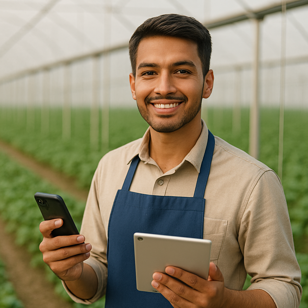 MIKT Employee in Agricultural Setting